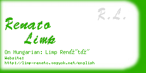 renato limp business card